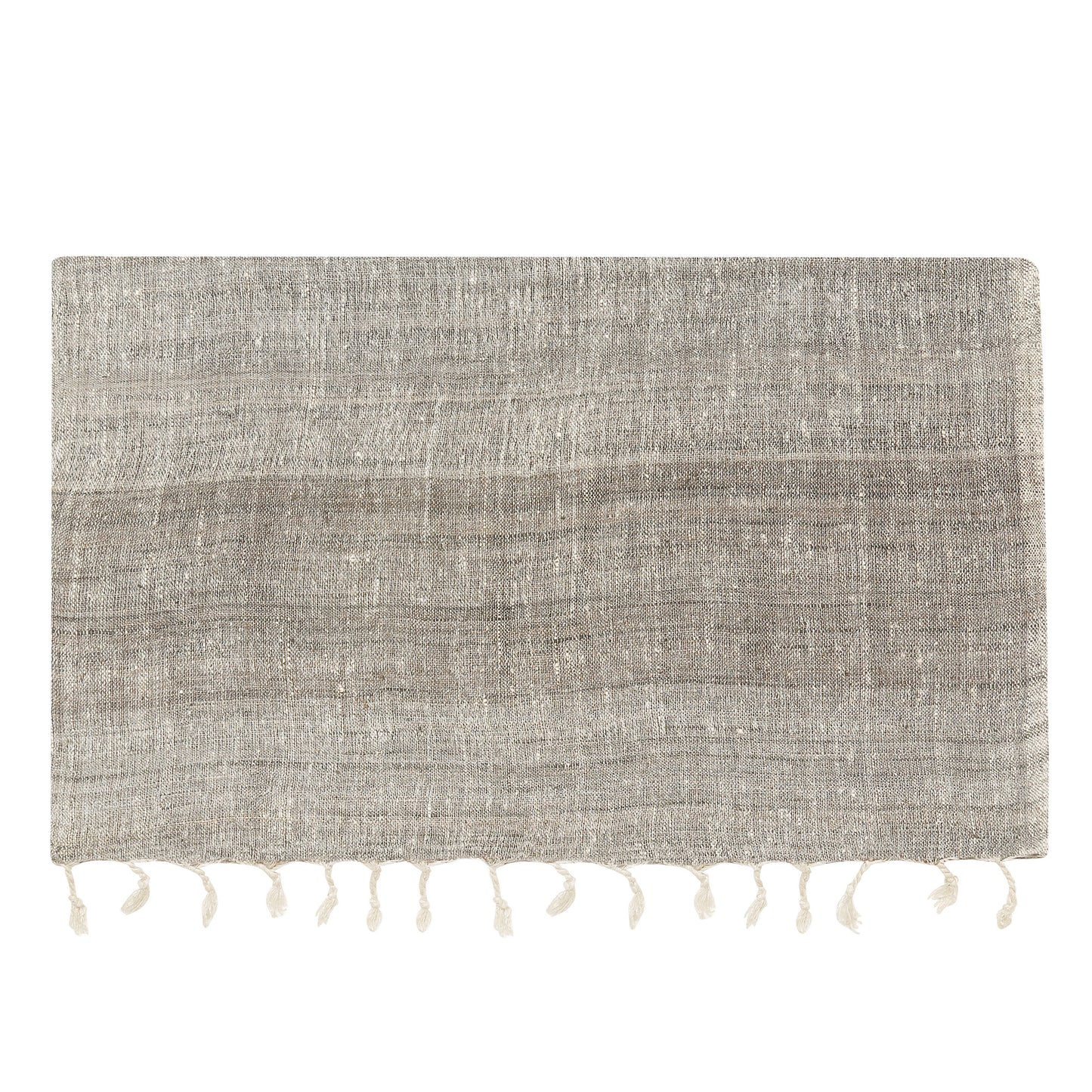 Eri Silk Natural Grey Handwoven Natural Dyed Scarf - Grey Silk Scarves