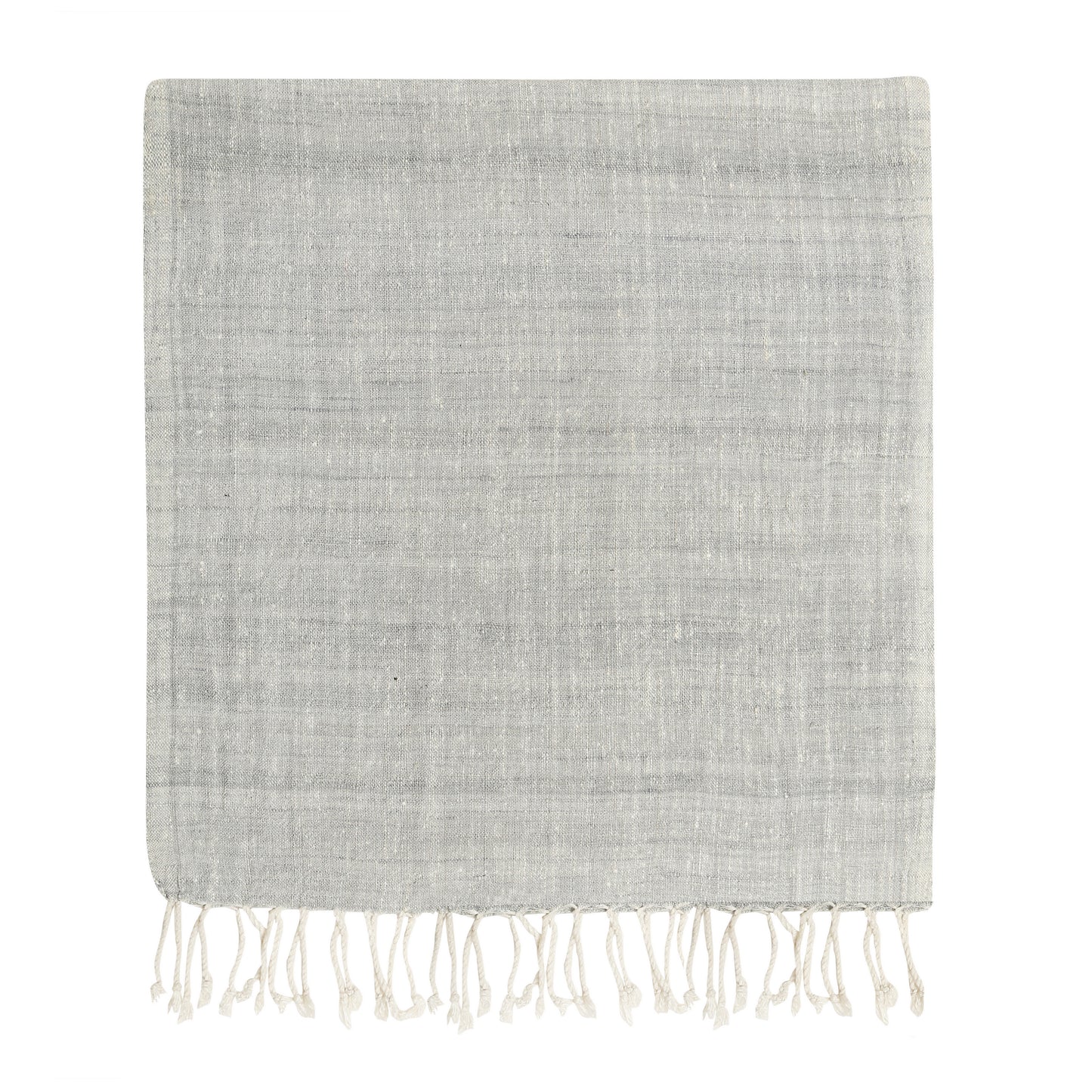 Eri Silk Gainesboro Grey Handwoven Natural Dyed Scarf - Vegan Silk Scarves Australia