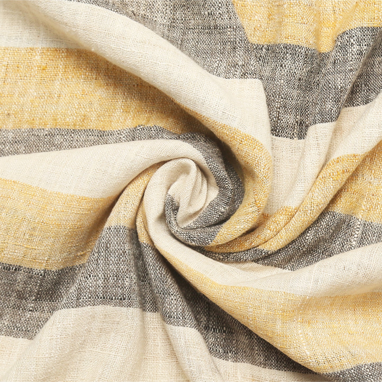 Eri Silk Almond Grey Hampton Handwoven Natural Dyed Scarf - Silk Scarves Australia