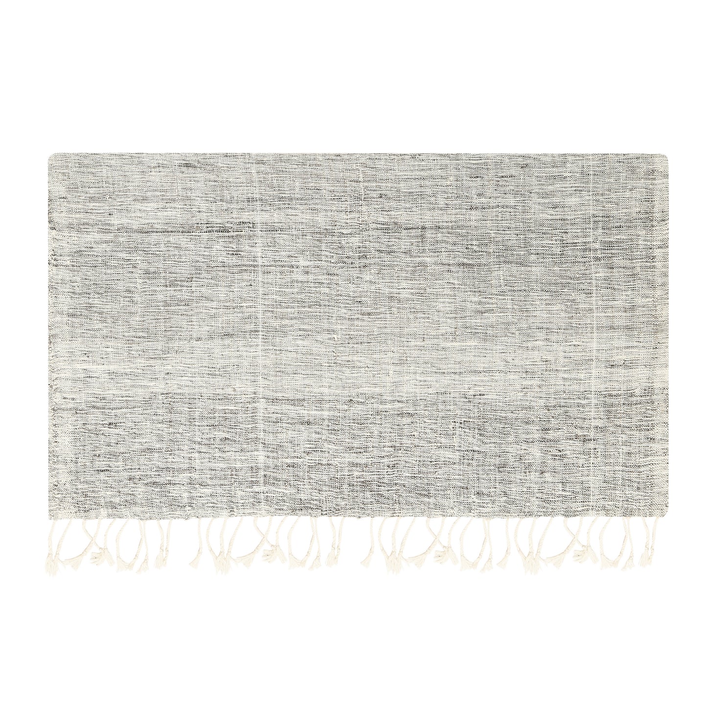 Eri Silk White Smoke and Oslo Grey Handwoven Natural Dyed Scarf - Plain Silk Scarves Australia