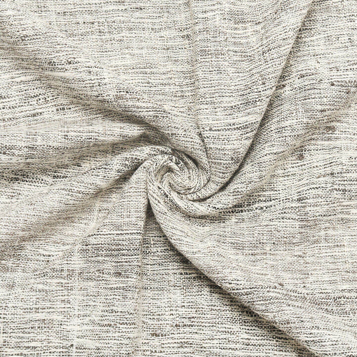 Eri Silk White Smoke and Oslo Grey Handwoven Natural Dyed Scarf - Plain Silk Scarves Australia