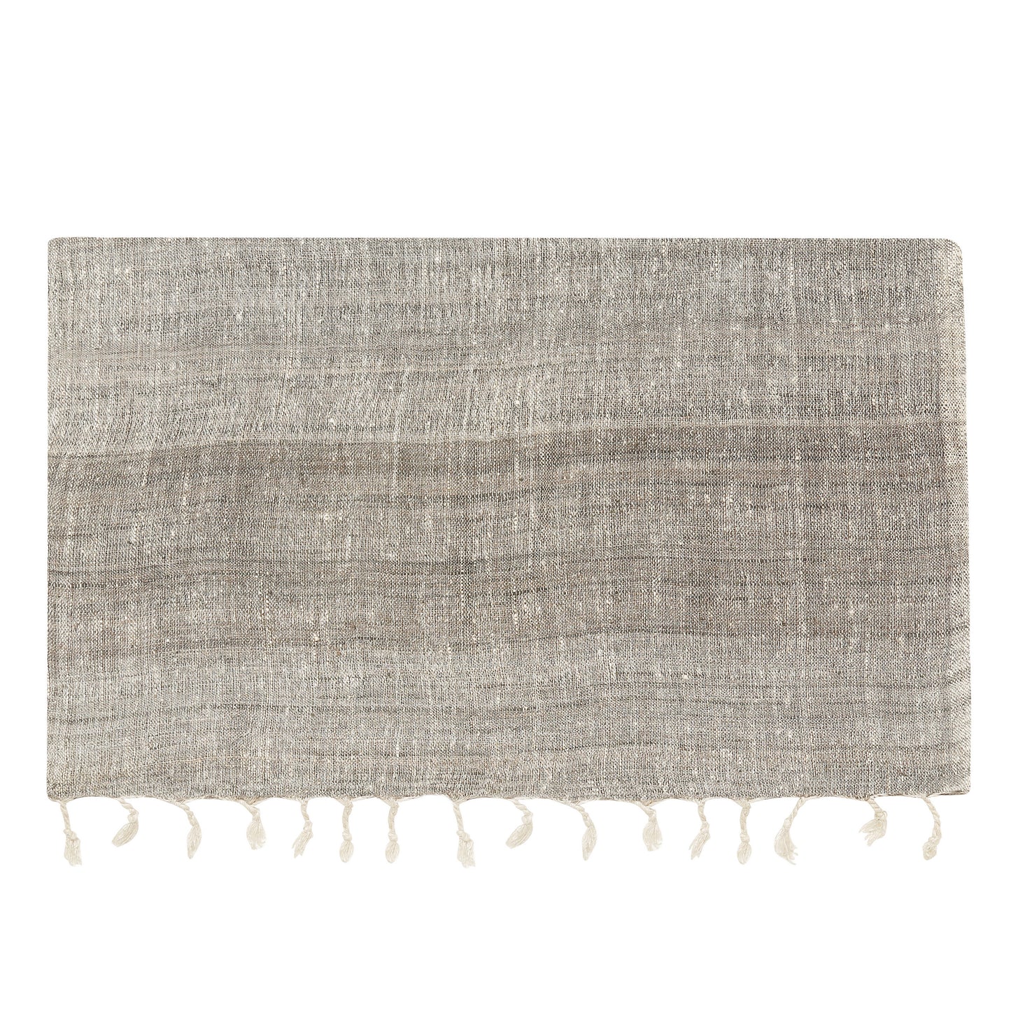 Eri Silk Natural Grey Handwoven Natural Dyed Scarf - Grey Silk Scarves