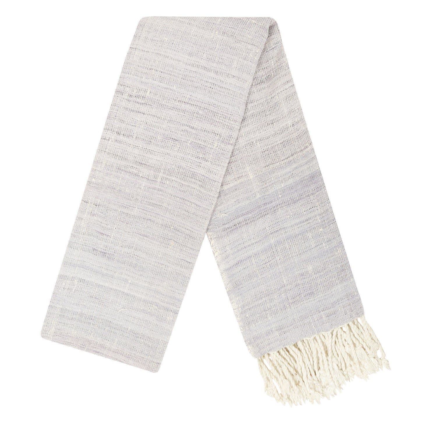 Eri Silk Gainesboro Handwoven Natural Dyed Scarf - Silk Scarves Australia