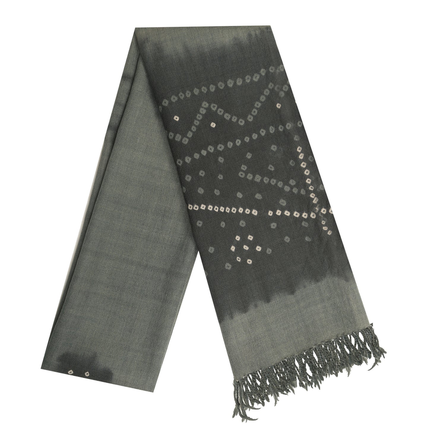 Merino Wool Concord & Dark Grey Handwoven Scarf - Merino Wool Scarves Australia