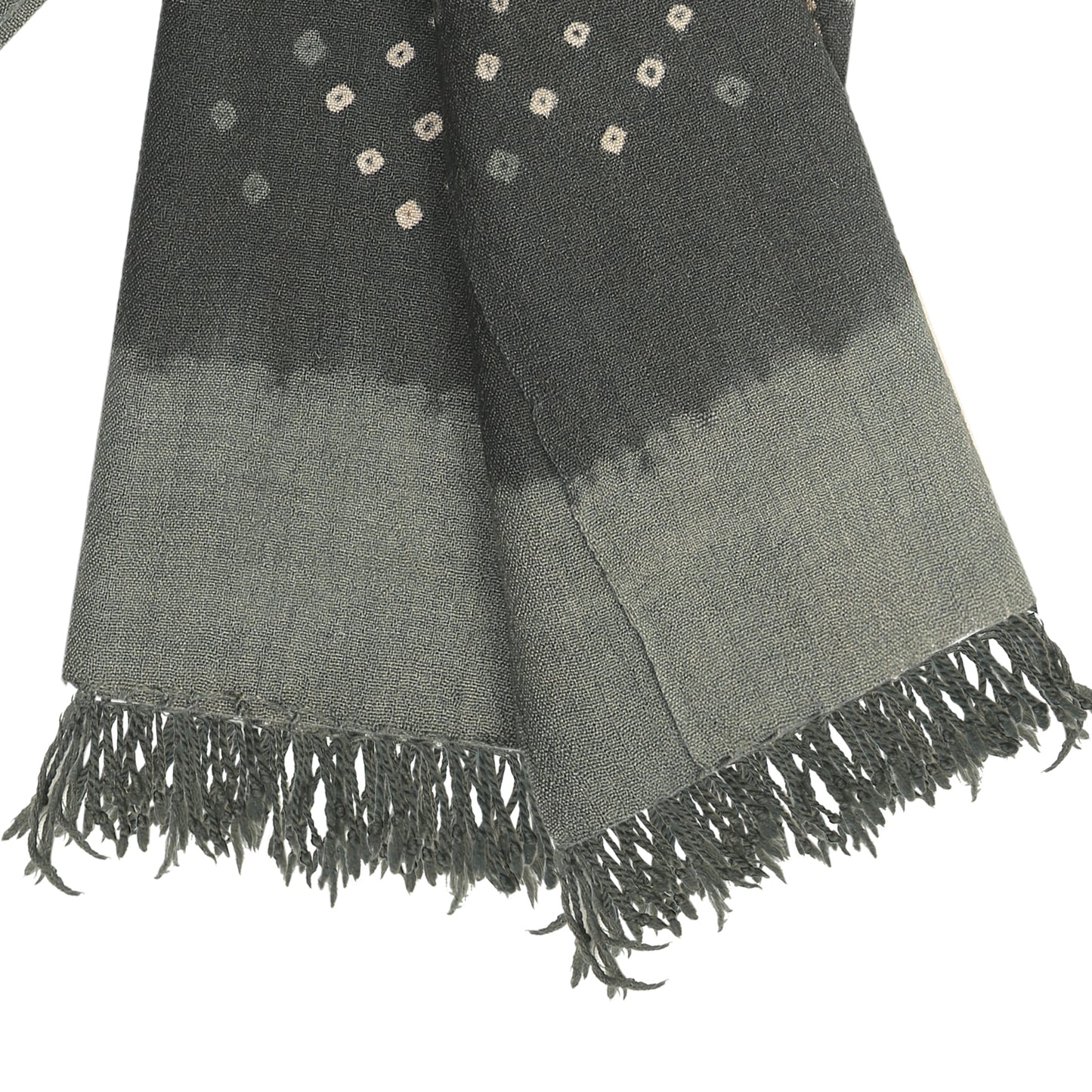 Merino Wool Concord & Dark Grey Handwoven Scarf - Merino Wool Scarves Australia