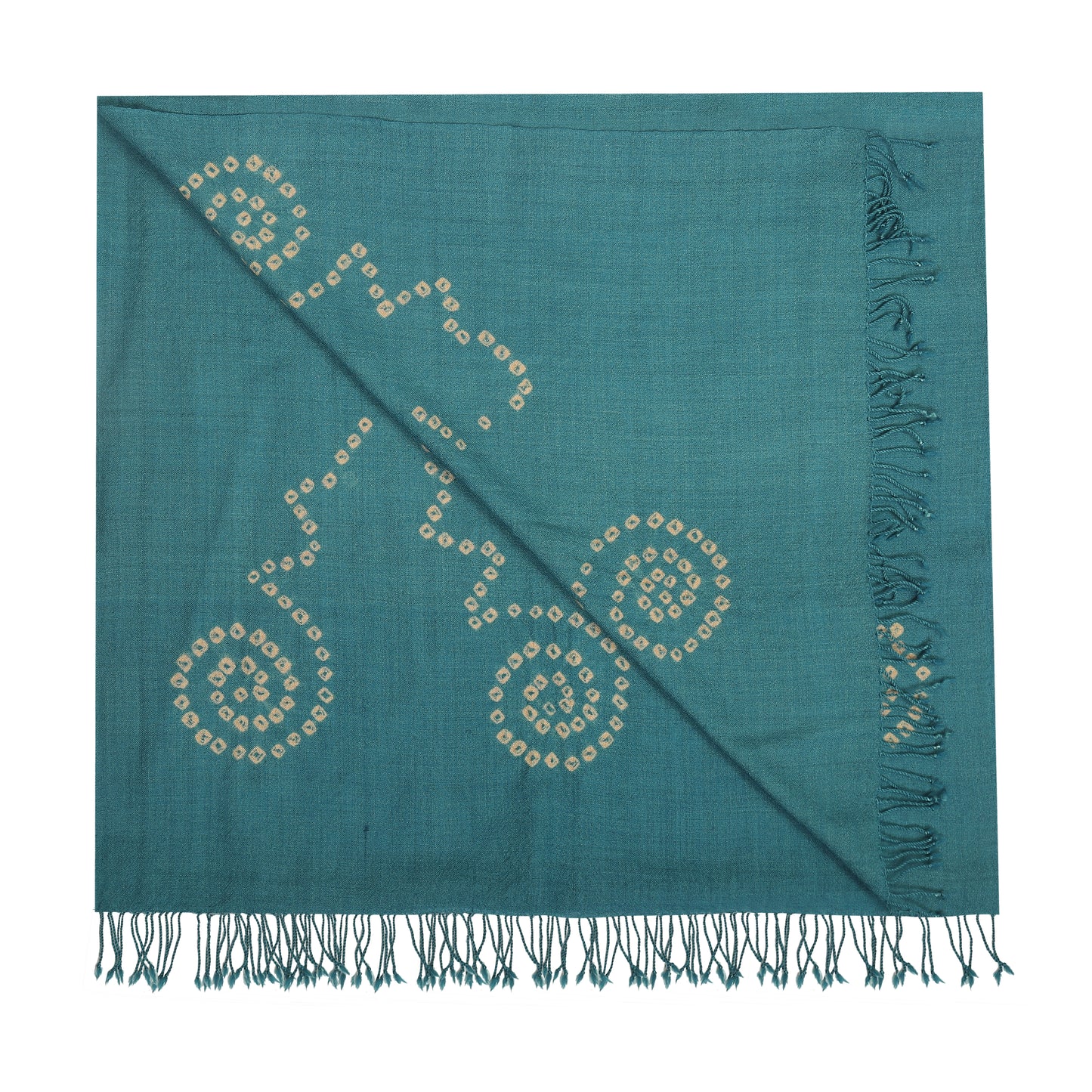 Merino Wool Faded Jade Handwoven Scarf - Merino Wool Scarves Australia