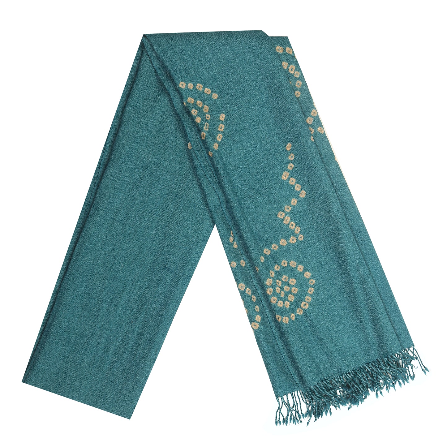 Merino Wool Faded Jade Handwoven Scarf - Merino Wool Scarves Australia