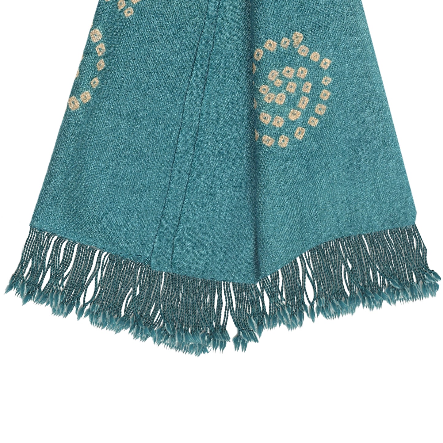 Merino Wool Faded Jade Handwoven Scarf - Merino Wool Scarves Australia