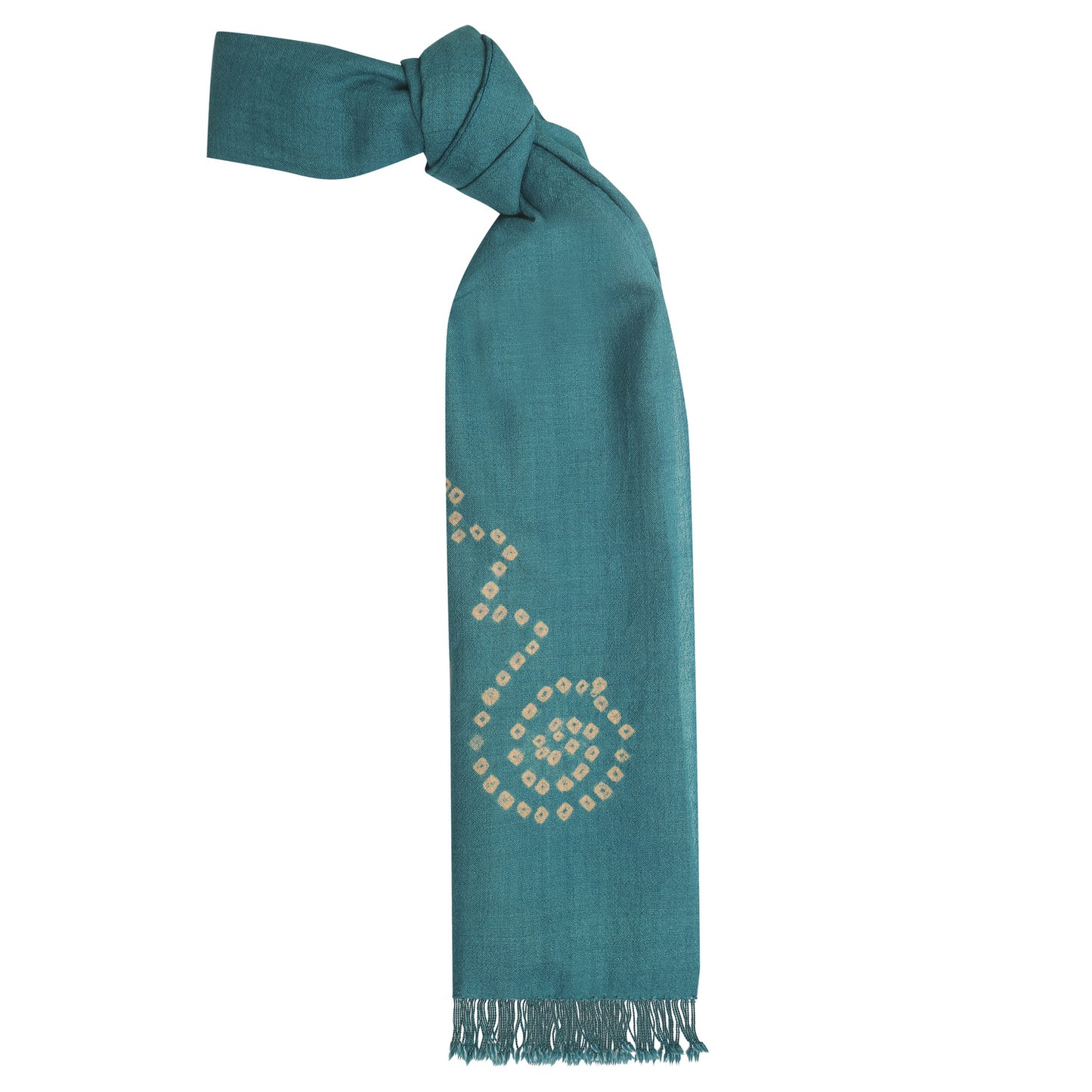 Merino Wool Faded Jade Handwoven Scarf - Merino Wool Scarves Australia