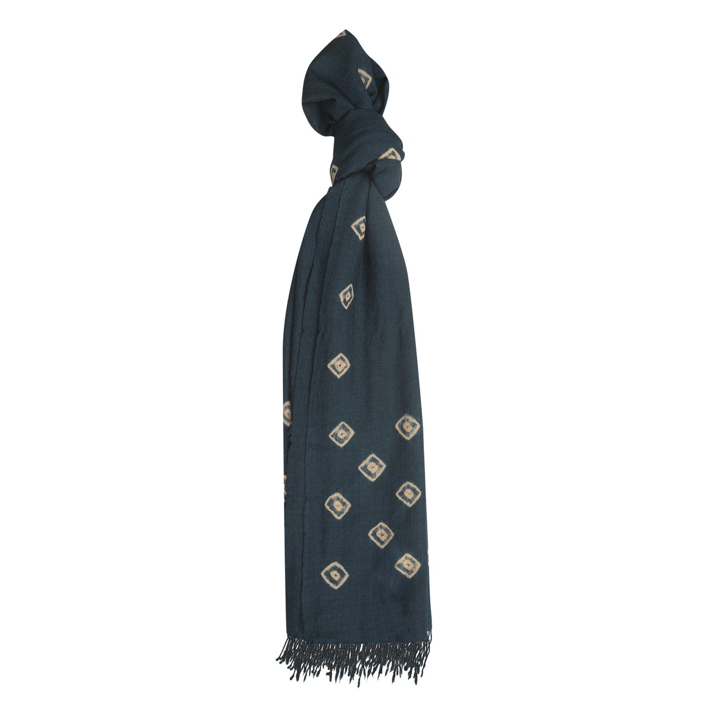 Merino Wool Dark Slate Grey Handwoven Scarf - Merino Wool Scarves Australia