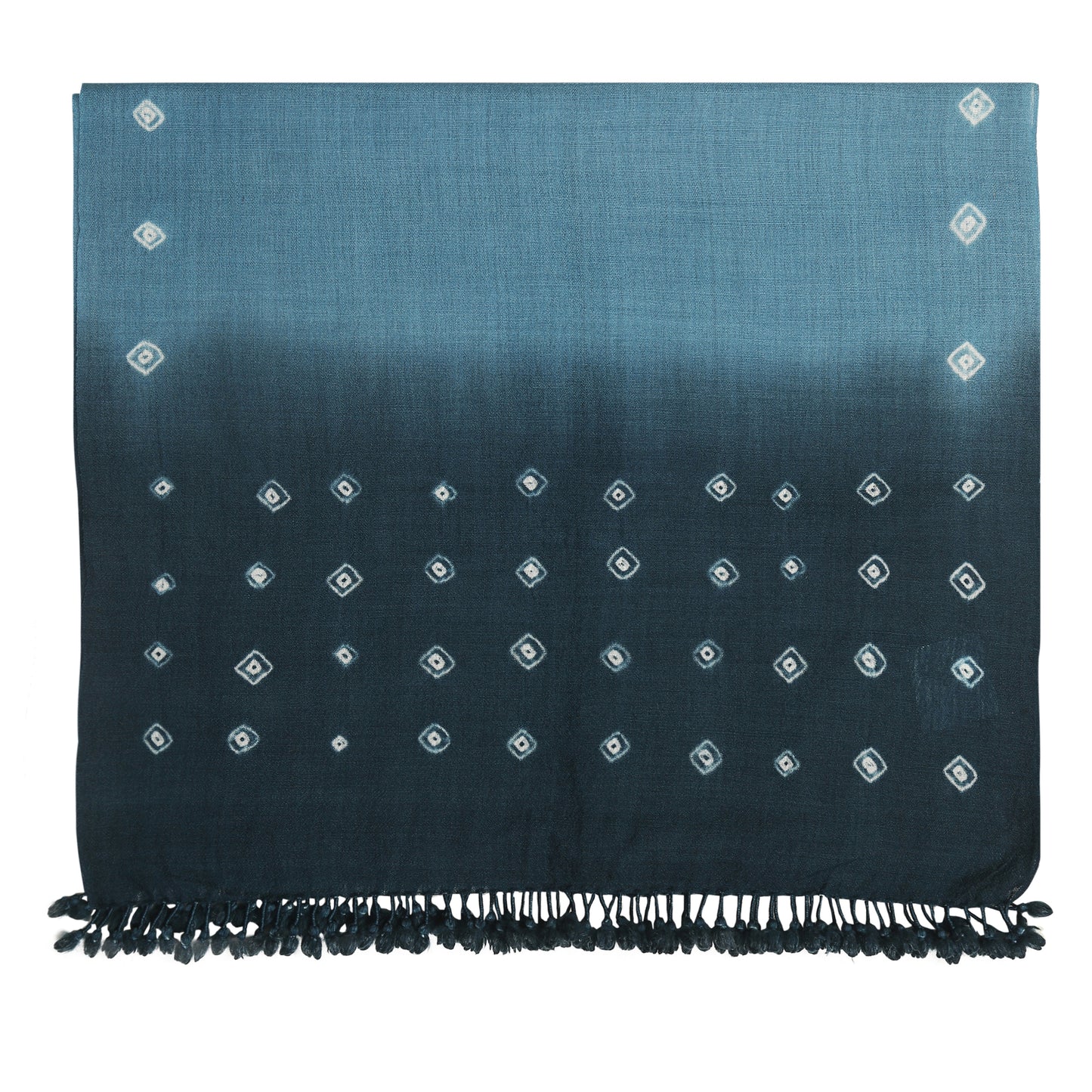 Merino Wool Bluish Grey & Slate Handwoven Scarf - Merino Wool Scarves Australia