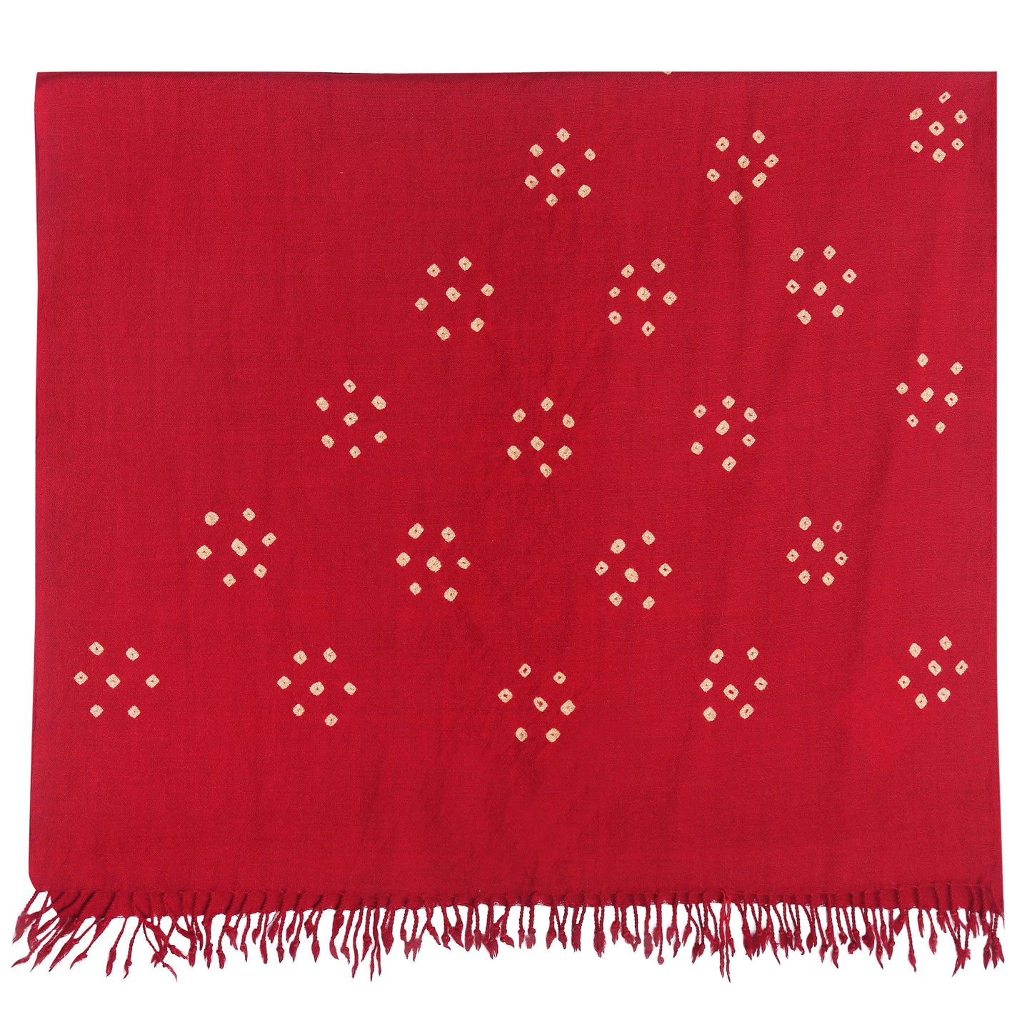 Merino Wool Cornell Red Handwoven Scarf - Merino Wool Scarves Australia