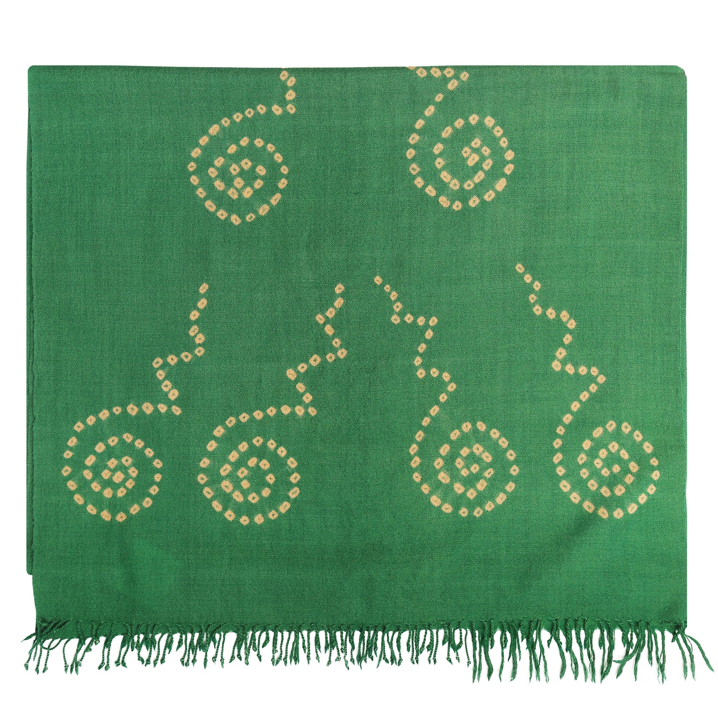 Merino Wool Forest Green Handwoven Scarf - Merino Wool Scarves Australia